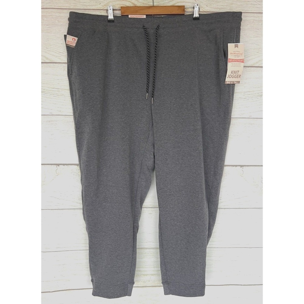 Weatherproof Jogger Pants Mens Size 3XL Grey Fleece‎ Joggers Comfort Fit New